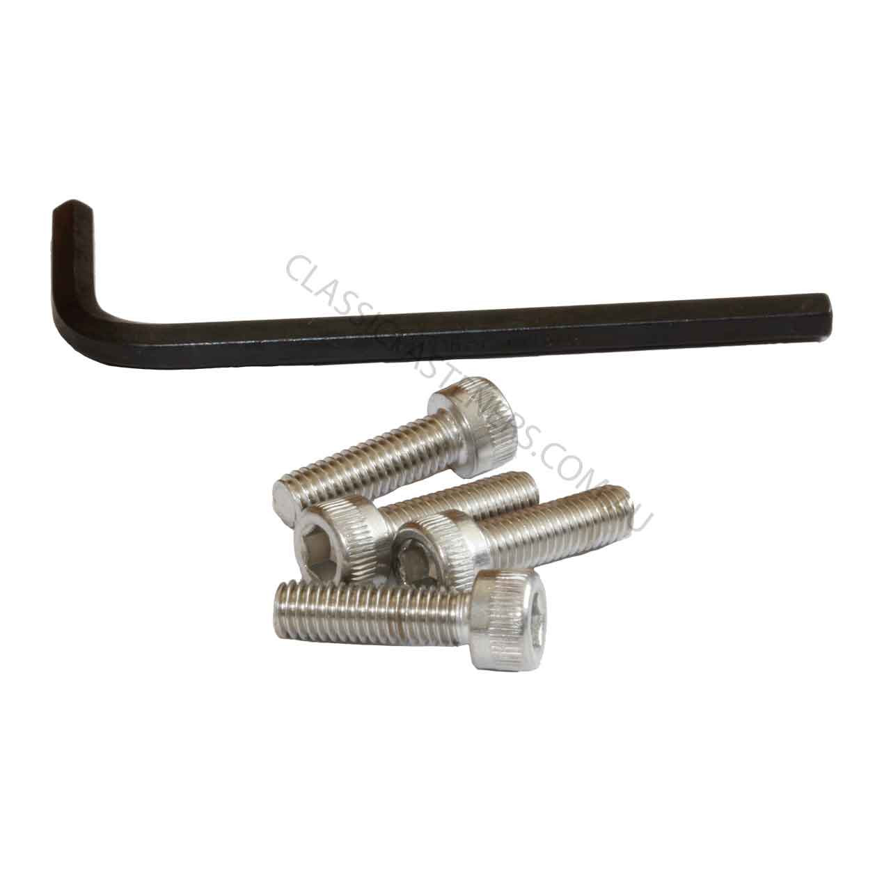 Allen Screw Kit for AMAL Carb Float & Top Chamber (622/086) Stainless 4 screws Classic Fasteners