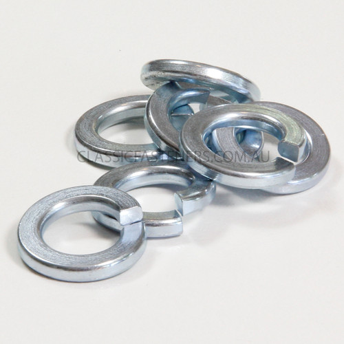 1/4" x 3/32" Spring Washer Flat section Zinc: Qty 200