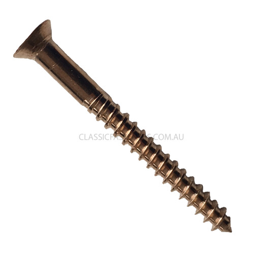 Wood Screw Countersunk Square Drive Silicon Bronze