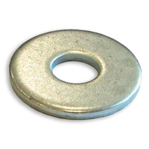 Flat round washer heavy duty zinc