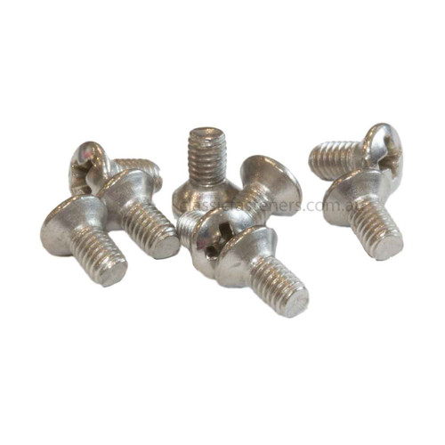 M3 x 6mm Raised Phillips Stainless (304)