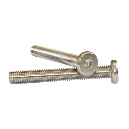 Furniture Connector Bolt M8 x 35mm Nickel Plated