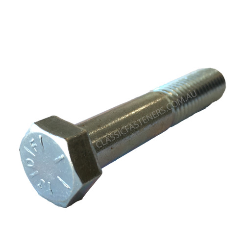 Bolt 5/16 UNC x 2  Grade 8 Zinc