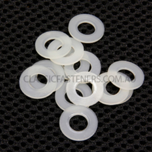 Nylon Washer M4 x 9mm x 0.8mm