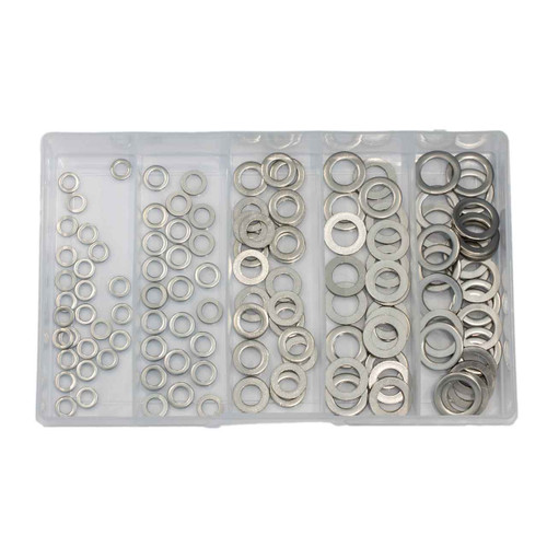 Metric Small OD DIN433 Flat Washer Pack Stainless 304 - 200 Pieces