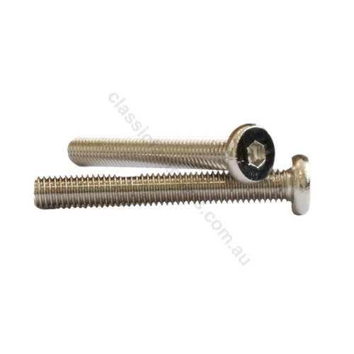 Furniture Connector Bolt M8 x 75mm Nickel Plated