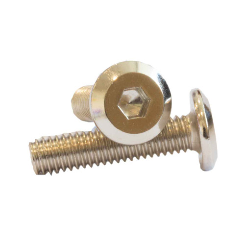 M6 x 35mm Furniture Connector Bolt Nickel Plated