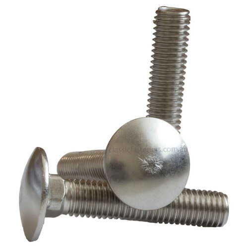 Cup Head Bolt (316) Stainless : M6 x 40mm 