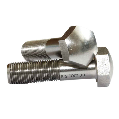 3/8-26 tpi BSCY x 2" Domed Stainless Bolt