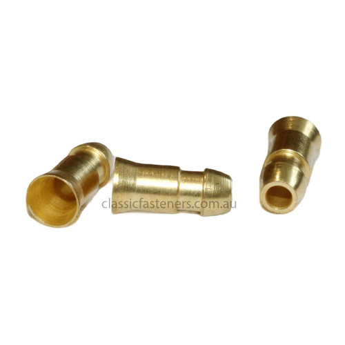 Lucas Style 4.7mm Brass Bullet Connectors for 2.5mm Diameter Cable