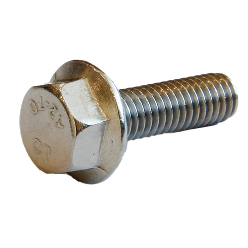 Serrated Flanged Bolt Stainless 304 : M8 x 16mm