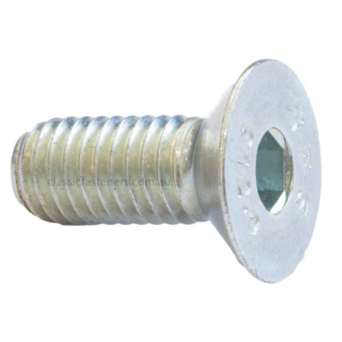 M8-1.25 x 30mm Csk Socket Class 12.9 Zinc