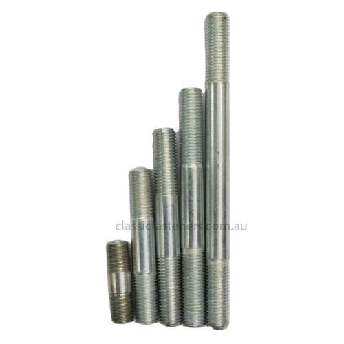 5/16-26 BSCY x 1 3/4" Stud Mild Steel Zinc