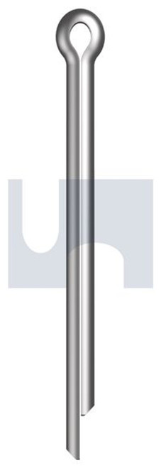 M1.6 x 12mm Split Pin Zinc : Pkt 200