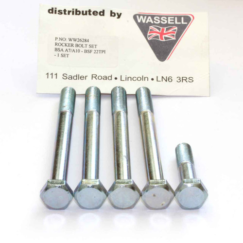 Rocker Bolt Set BSA A7/A10 BSF 22TPI (42-0062)