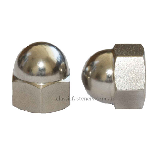 10-32 UNF Dome Nut Stainless 304