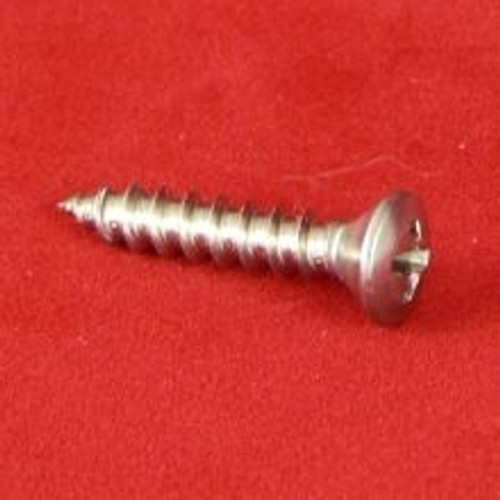 Raised head self tapping screw