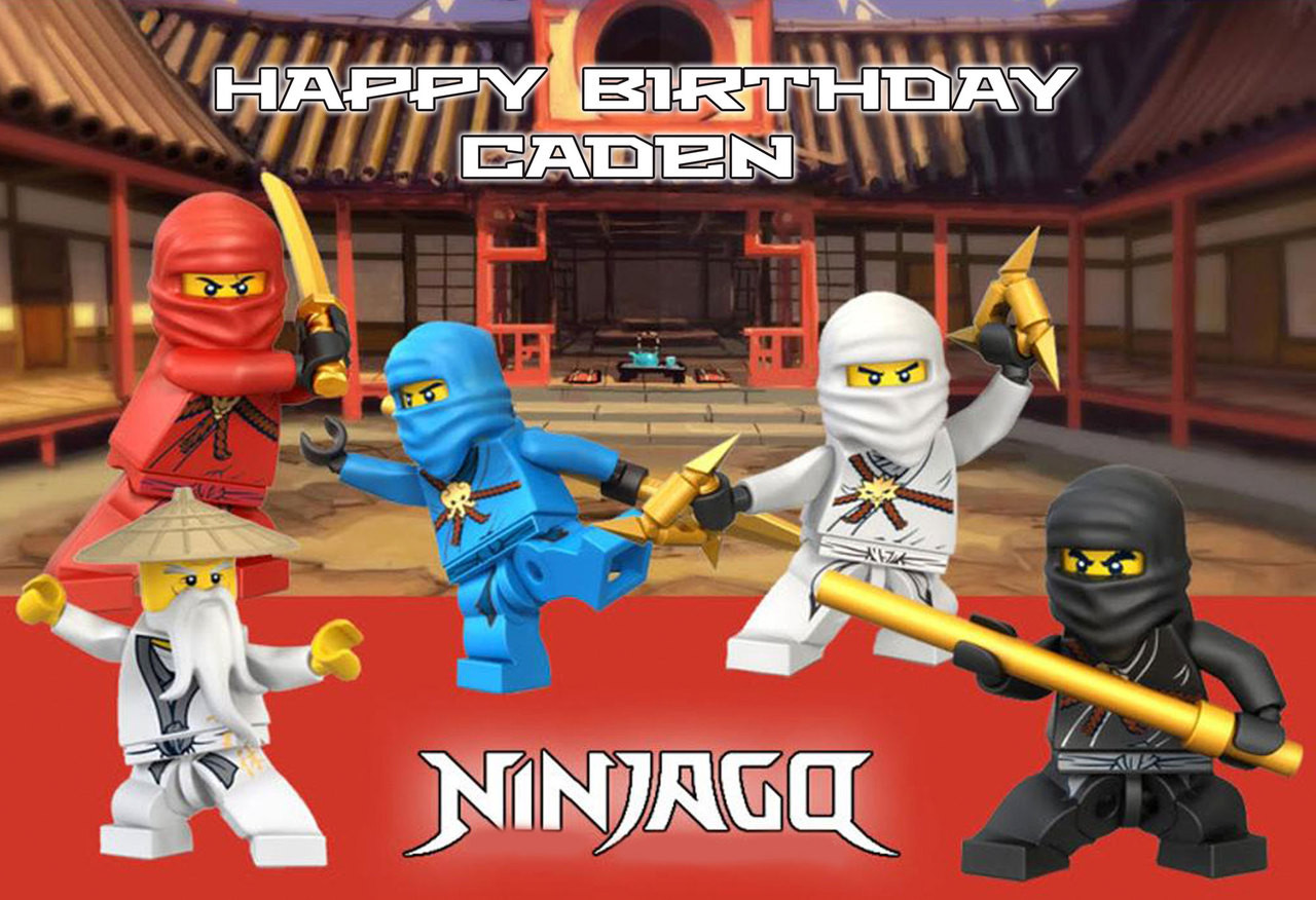 Ninjago Personalized Poster