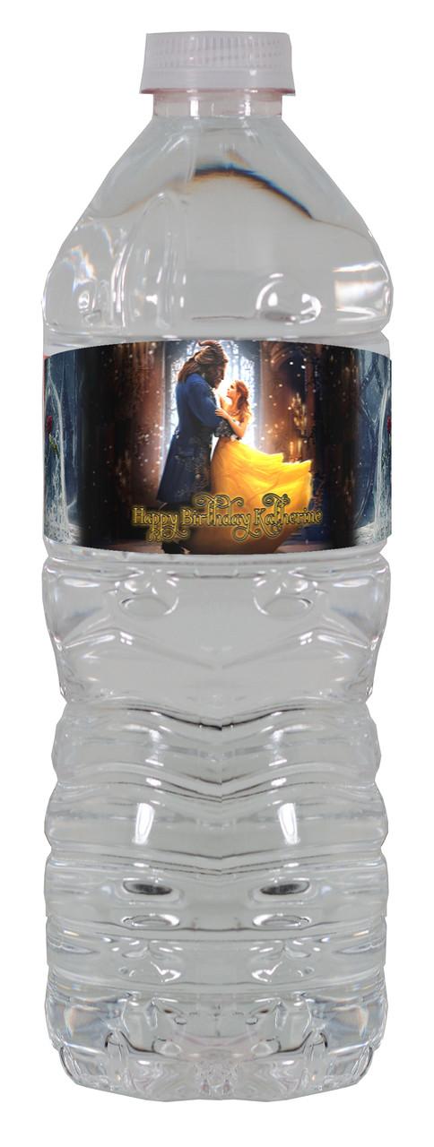 Beauty and the Beast 2017 movie personalized water bottle labels (5)