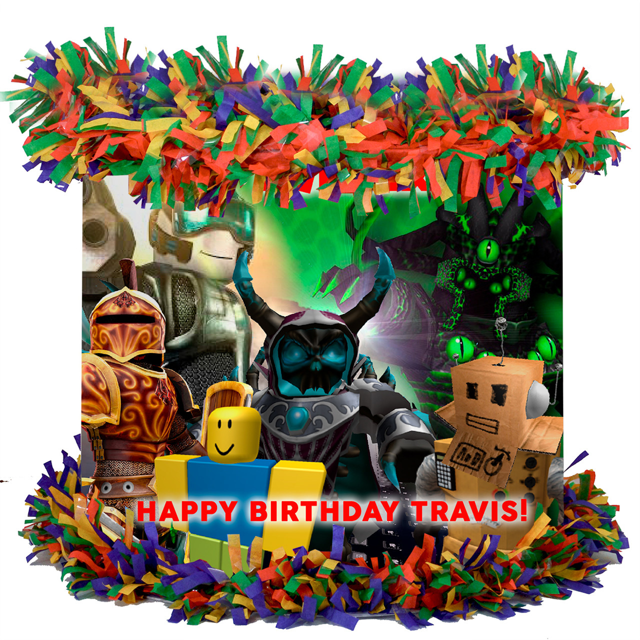 Roblox Characters Personalized Pinata Worldofpinatas Com - pictures of roblox characters