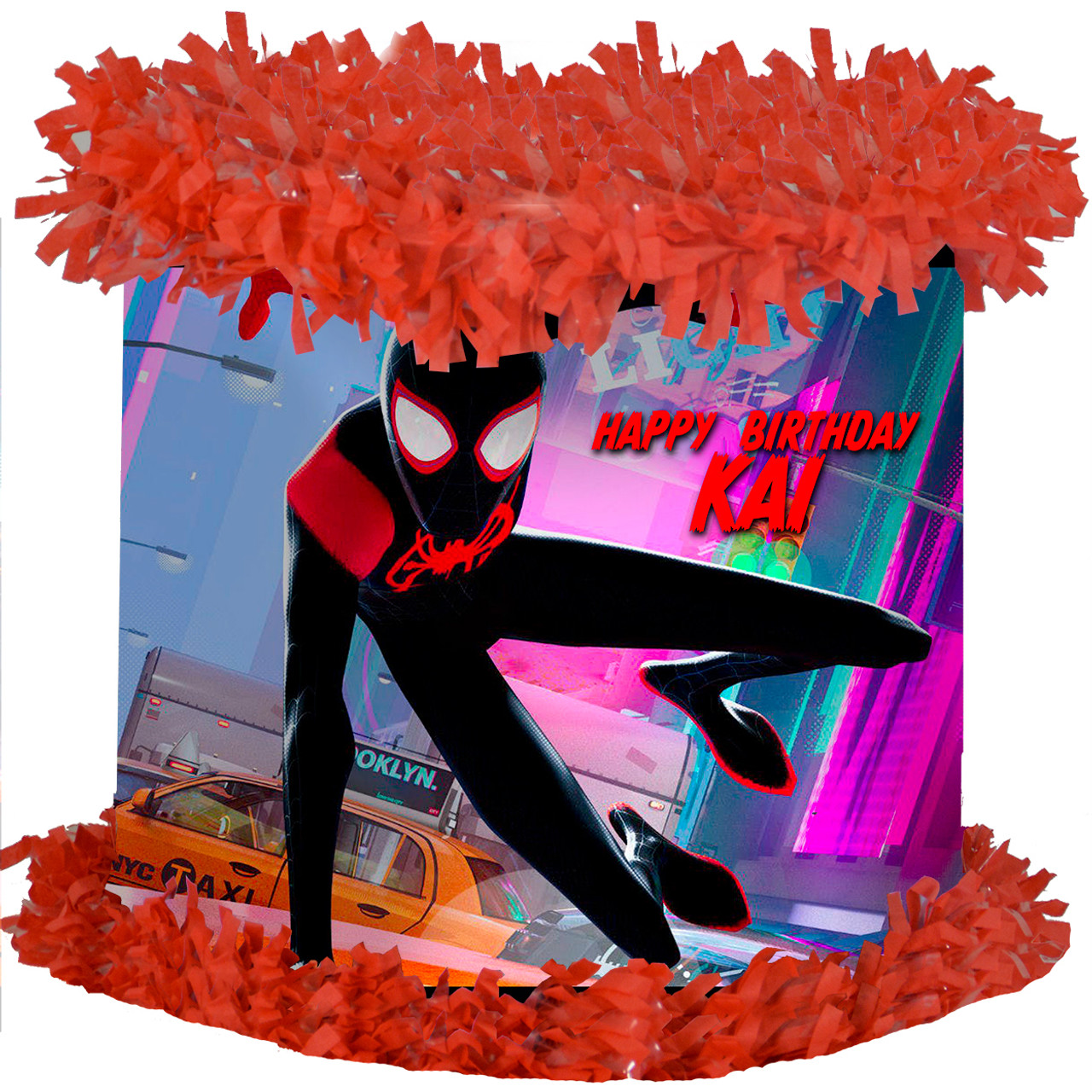 Spiderman Verse Pinata Big Size Pinata, Spiderman Party Supplies