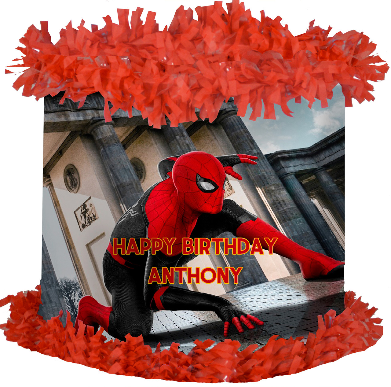 Pinata SpiderMan Single Sticker