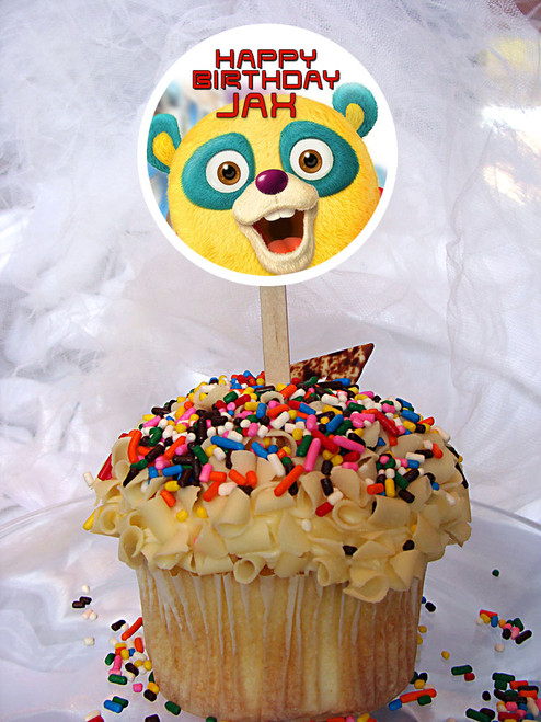 Special Agent Oso Cupcake Toppers Special Agent Oso Cupcake Toppers