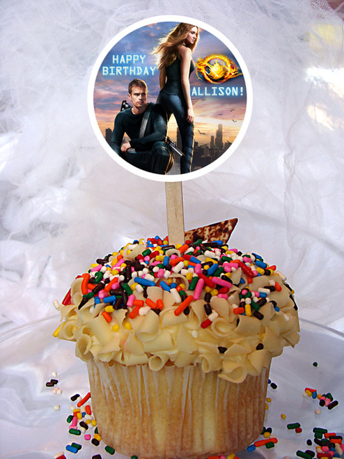 Divergent Cupcake Toppers Divergent Cupcake Toppers