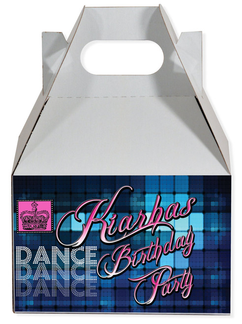 Dance party favor box