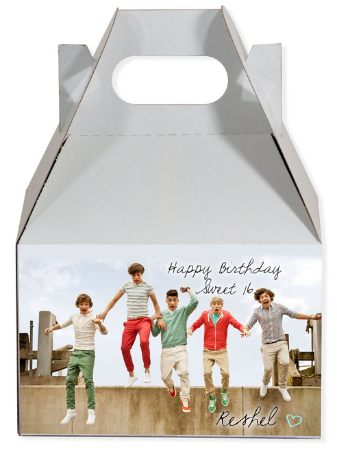 One Direction party favor box One Direction party favor box