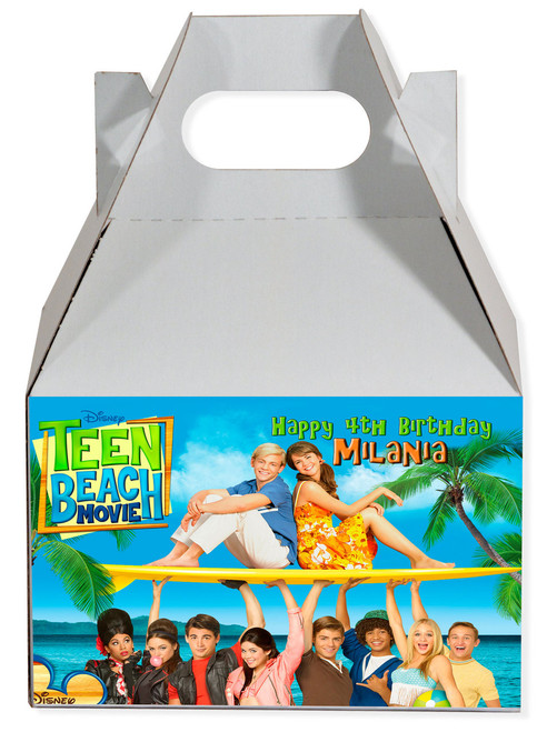 Teen Beach movie party favor box