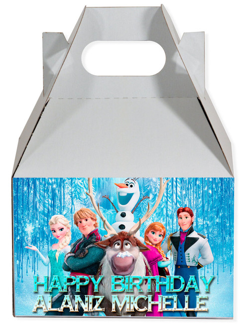 Frozen party favor box Frozen party favor box
