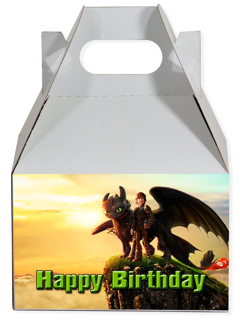 How to train your dragon party favor box How to train your dragon party favor box