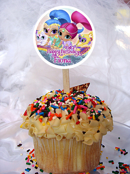 Shimmer and Shine cupcake toppers Shimmer and Shine cupcake toppers