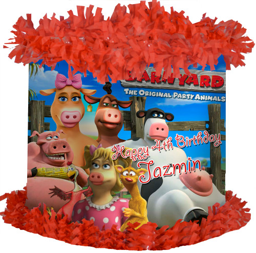 Back To The Barnyard Personalized Pinata