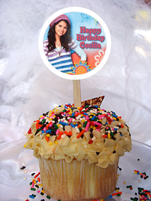 Wizard of Waverly Place Personalized Cupcake Toppers