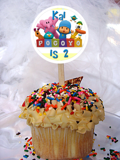 Pocoyo and Friends Cupcake Toppers Pocoyo and Friends Cupcake Toppers