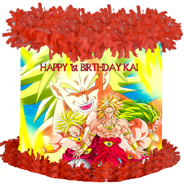 Dragon Ball Z Broly Personalized Pinata Worldofpinatas Com
