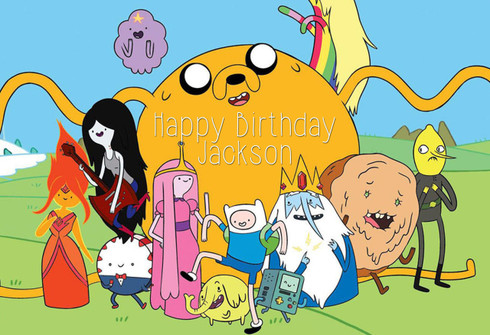 Adventure Time Personalized Poster