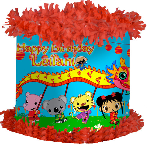 Ni Hao Kai-Lan Party Hats - 8 Pack Children's Birthday Party Accessories