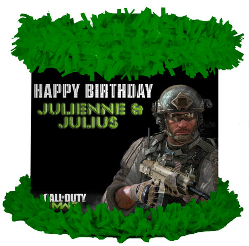 Call of Duty MW3 Personalized Pinata | worldofpinatas.com