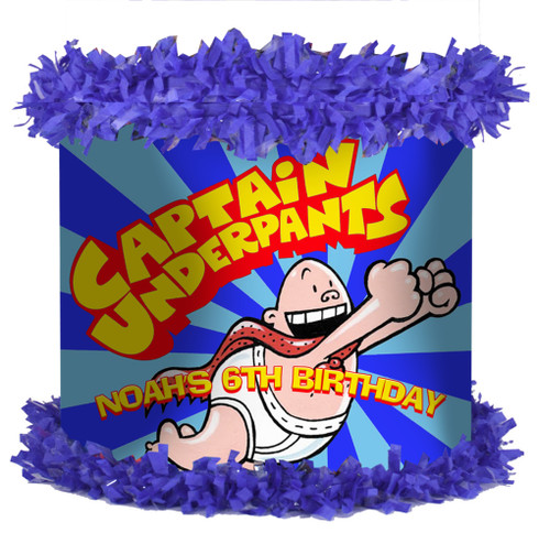 Captain Underpants Personalized Pinata