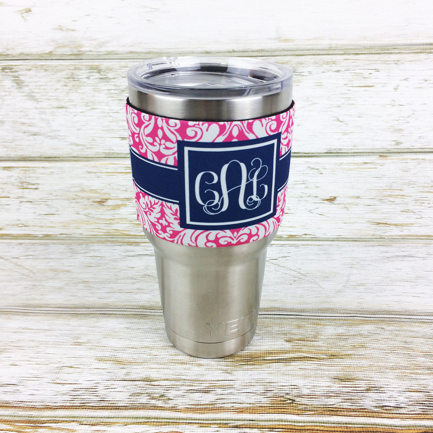 Personalized Neoprene Sleeve for 30oz Stainless Steel Tumbler