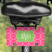 Monogram Bike Tag Monogram Bike Tag