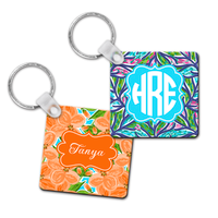 Preppy Collection Square Keychain Preppy Collection Square Keychain