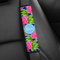 Preppy Collection Personalized Seatbelt Strap Cover Preppy Collection Personalized Seatbelt Strap Cover