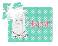 Kid's Personalized Puzzle with Llama Design Kid's Personalized Puzzle with Llama Design