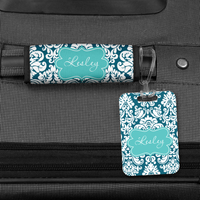 Antique Pattern Personalized Luggage Set Antique Pattern Personalized Luggage Set