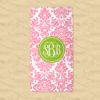 Antique Pattern Personalized Beach Towel Antique Pattern Personalized Beach Towel