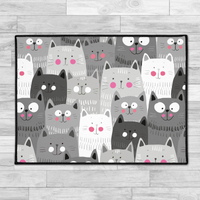Cat Collage Door Mat Cat Collage Door Mat